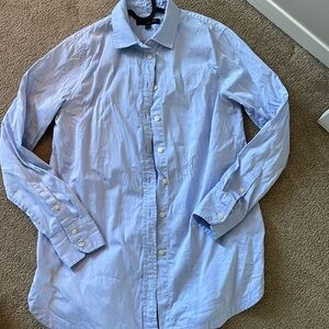 Banana Republic blue button up relaxed sizing